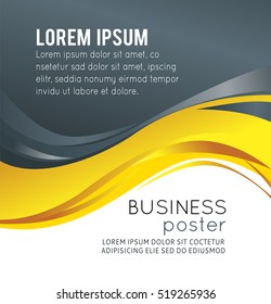 Professional business design layout template or corporate banner design. Magazine cover, publishing and print presentation. Abstract vector background.