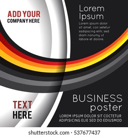 Professional business design layout template or corporate banner design. Magazine cover, publishing and print presentation. Abstract vector background.