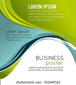 Professional business design layout template or corporate banner design. Magazine cover, publishing and print presentation. Abstract vector background.