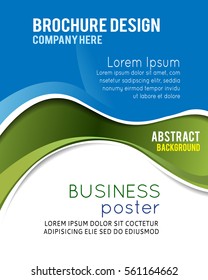 Professional business design layout template or corporate banner design. Magazine cover, publishing and print presentation. Abstract vector background.