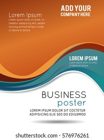 Professional business design layout template or corporate banner design. Magazine cover, publishing and print presentation. Abstract vector background.