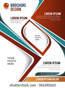 Professional business design layout template or corporate banner design. Magazine cover, publishing and print presentation. Abstract vector background.