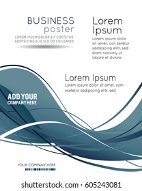 Professional business design layout template or corporate banner design. Magazine cover, publishing and print presentation. Abstract vector background.