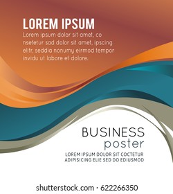 Professional business design layout template or corporate banner design. Magazine cover, publishing and print presentation. Abstract vector background.