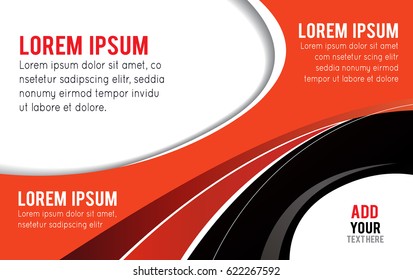 Professional business design layout template or corporate banner design. Magazine cover, publishing and print presentation. Abstract vector background.