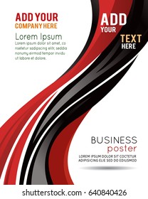 Professional business design layout template or corporate banner design. Magazine cover, publishing and print presentation. Abstract vector background.