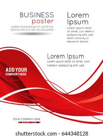 Professional business design layout template or corporate banner design. Magazine cover, publishing and print presentation. Abstract vector background.