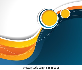 Professional business design layout template or corporate banner design. Magazine cover, publishing and print presentation. Abstract vector background.