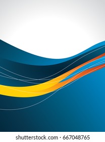 Professional business design layout template or corporate banner design. Magazine cover, publishing and print presentation. Abstract vector background.