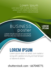 Professional business design layout template or corporate banner design. Magazine cover, publishing and print presentation. Abstract vector background.