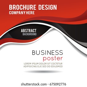 Professional business design layout template or corporate banner design. Magazine cover, publishing and print presentation. Abstract vector background.