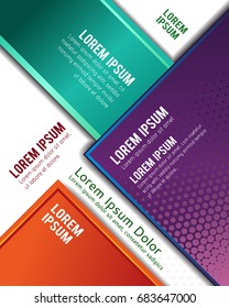Professional business design layout template or corporate banner design. Magazine cover, publishing and print presentation. Abstract vector background.