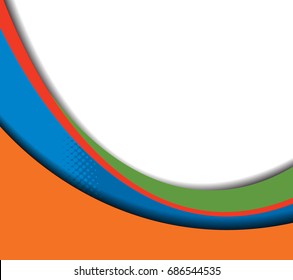 Professional business design layout template or corporate banner design. Magazine cover, publishing and print presentation. Abstract vector background.