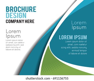 Professional business design layout template or corporate banner design. Magazine cover, publishing and print presentation. Abstract vector background.