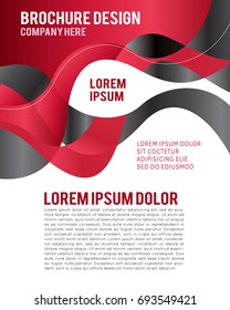Professional business design layout template or corporate banner design. Magazine cover, publishing and print presentation. Abstract vector background.