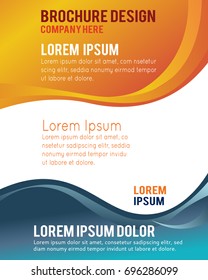 Professional business design layout template or corporate banner design. Magazine cover, publishing and print presentation. Abstract vector background.