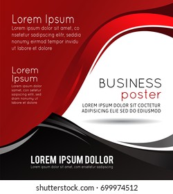 Professional business design layout template or corporate banner design. Magazine cover, publishing and print presentation. Abstract vector background.