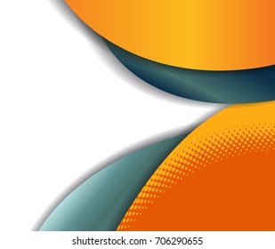 Professional business design layout template or corporate banner design. Magazine cover, publishing and print presentation. Abstract vector background.