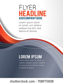 Professional business design layout template or corporate banner design. Magazine cover, publishing and print presentation. Abstract vector background.