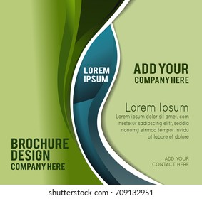 Professional business design layout template or corporate banner design. Magazine cover, publishing and print presentation. Abstract vector background.