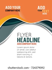 Professional business design layout template or corporate banner design. Magazine cover, publishing and print presentation. Abstract vector background.