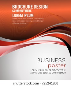 Professional business design layout template or corporate banner design. Magazine cover, publishing and print presentation. Abstract vector background.