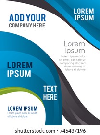 Professional business design layout template or corporate banner design. Magazine cover, publishing and print presentation. Abstract vector background.