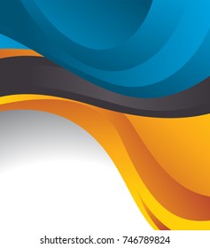 Professional business design layout template or corporate banner design. Magazine cover, publishing and print presentation. Abstract vector background.