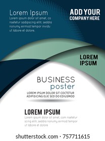 Professional business design layout template or corporate banner design. Magazine cover, publishing and print presentation. Abstract vector background.
