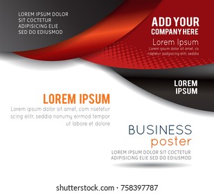 Professional business design layout template or corporate banner design. Magazine cover, publishing and print presentation. Abstract vector background.