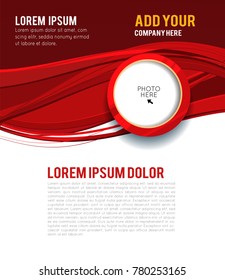 Professional business design layout template or corporate banner design. Magazine cover, publishing and print presentation. Abstract vector background.