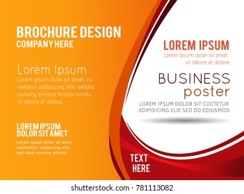 Professional business design layout template or corporate banner design. Magazine cover, publishing and print presentation. Abstract vector background.