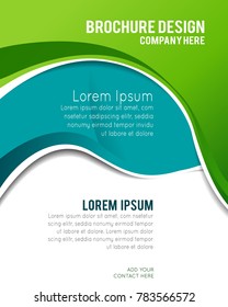 Professional business design layout template or corporate banner design. Magazine cover, publishing and print presentation. Abstract vector background.
