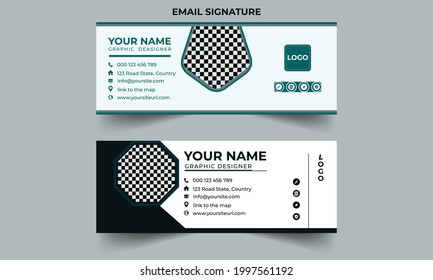 Professional Business Email Signature. Corporate Email Signature Template.