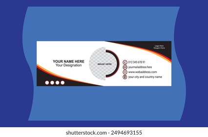 Professional Business Email Signature Design Template