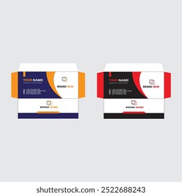 Professional business envelop design template. Business envelop design. Modern envelop design.