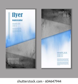 Professional business flyer, brochure or cover design for publishing, print and presentation. Vector illustration in EPS 10.