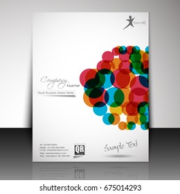 Professional business flyer, brochure, magazine cover, poster & corporate identity design, EPS 10.