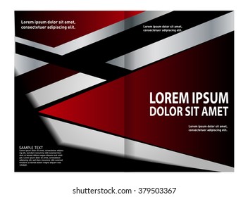 Professional business flyer, corporate brochure design template 