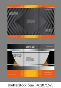 Professional business flyer, corporate brochure design template
