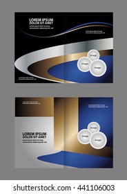 Professional business flyer, corporate brochure design template
