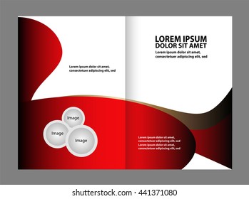 Professional business flyer, corporate brochure design template
