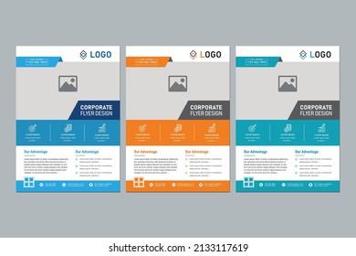 Professional business flyer design in A4 size
