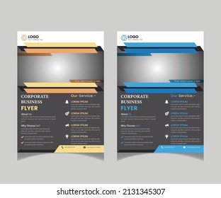 professional business flyer design art illustrator