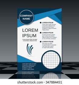 Professional Business Flyer Design. Brochure, Mockup, Business Report, Magazine Cover, Placard, Corporate Banner, Presentation, Poster Vector Template