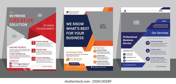 Professional Business Flyer Design, fully editable ,A4 Size, Print Ready Format .Creative corporate business flyer template design.