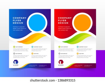 Professional Business Flyer Design Illustrations
