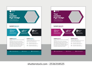 Professional Business Flyer Design For Industrial and Multipurpose Use | Dynamic Corporate Communication Flyer Design | Business Flyer or Leaflet Design