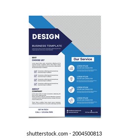 folleto profesional y plantilla