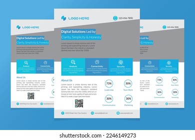 Professional Business Flyer Template (8.5*11)